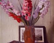 Still Life with Gladioli - 菲利克斯·瓦洛东